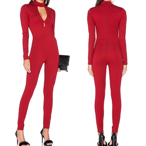 LPA Red Jumpsuit 48 Catsuit - Picture 2 of 7
